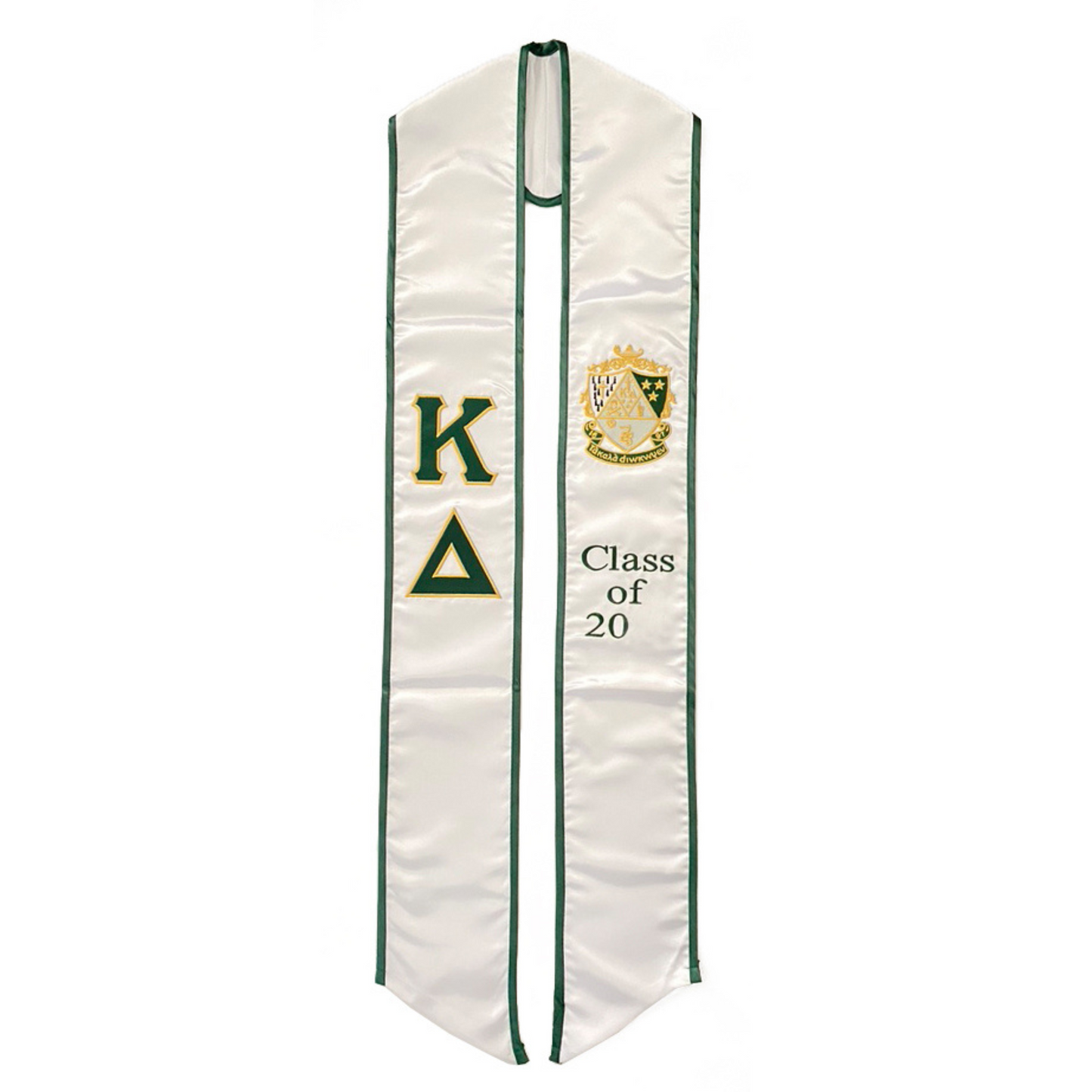 Kappa Delta Graduation Sash Stole