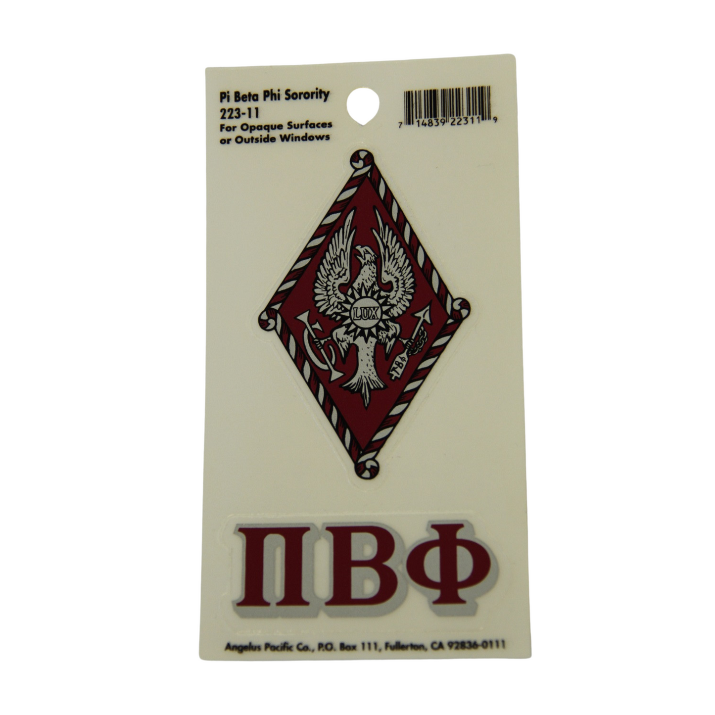Pi Beta Phi Decal Sticker