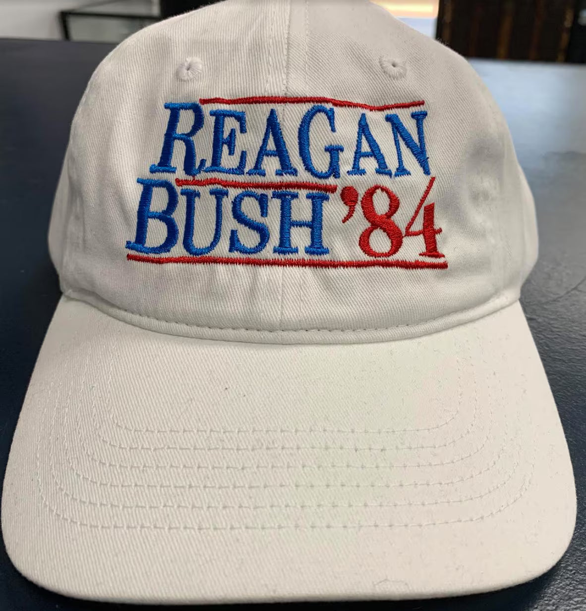 Reagan Bush 1984 remake Embroidered Campaign Dad Hat