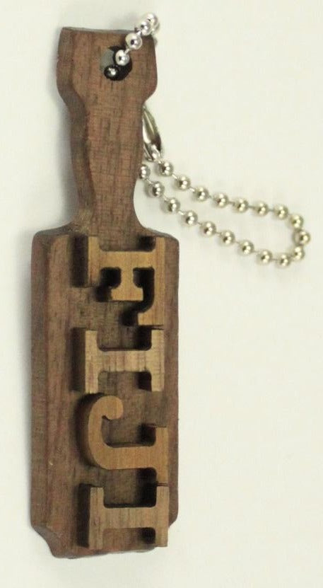 FIJI Mini Wood Paddle Key Chain