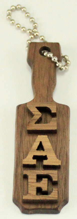 Sigma Alpha Epsilon Mini Wood Paddle Key Chain