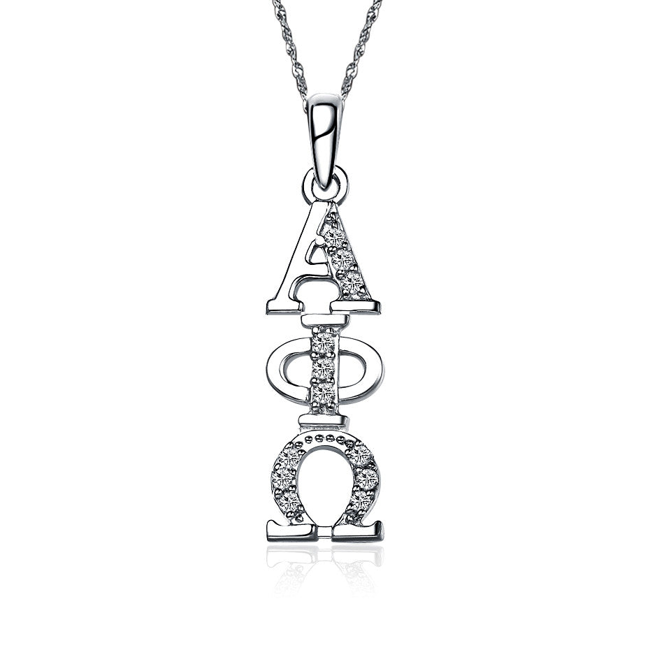 Alpha Phi Omega Vertical Lavaliere (TY001)