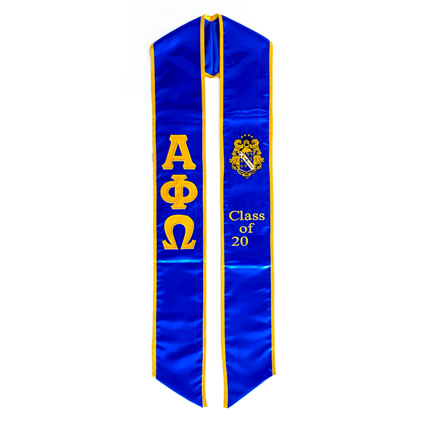 Alpha Phi Omega Graduation Sash Stole