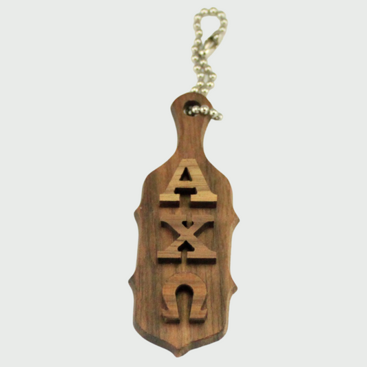 Alpha Chi Omega Mini Wood Paddle Key Chain