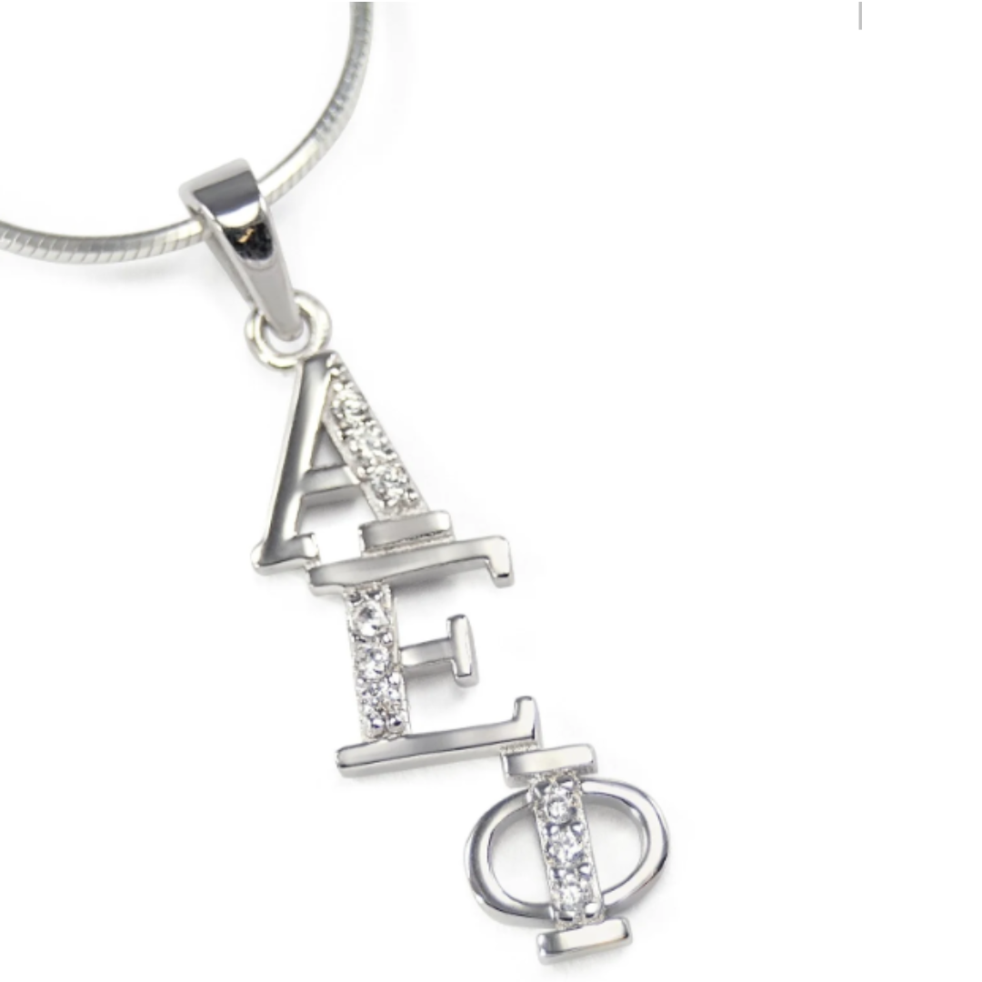 Alpha Epsilon Phi Diagonal Pendant (TY002)Alpha Epsilon Phi Diagonal Pendant (TY002)