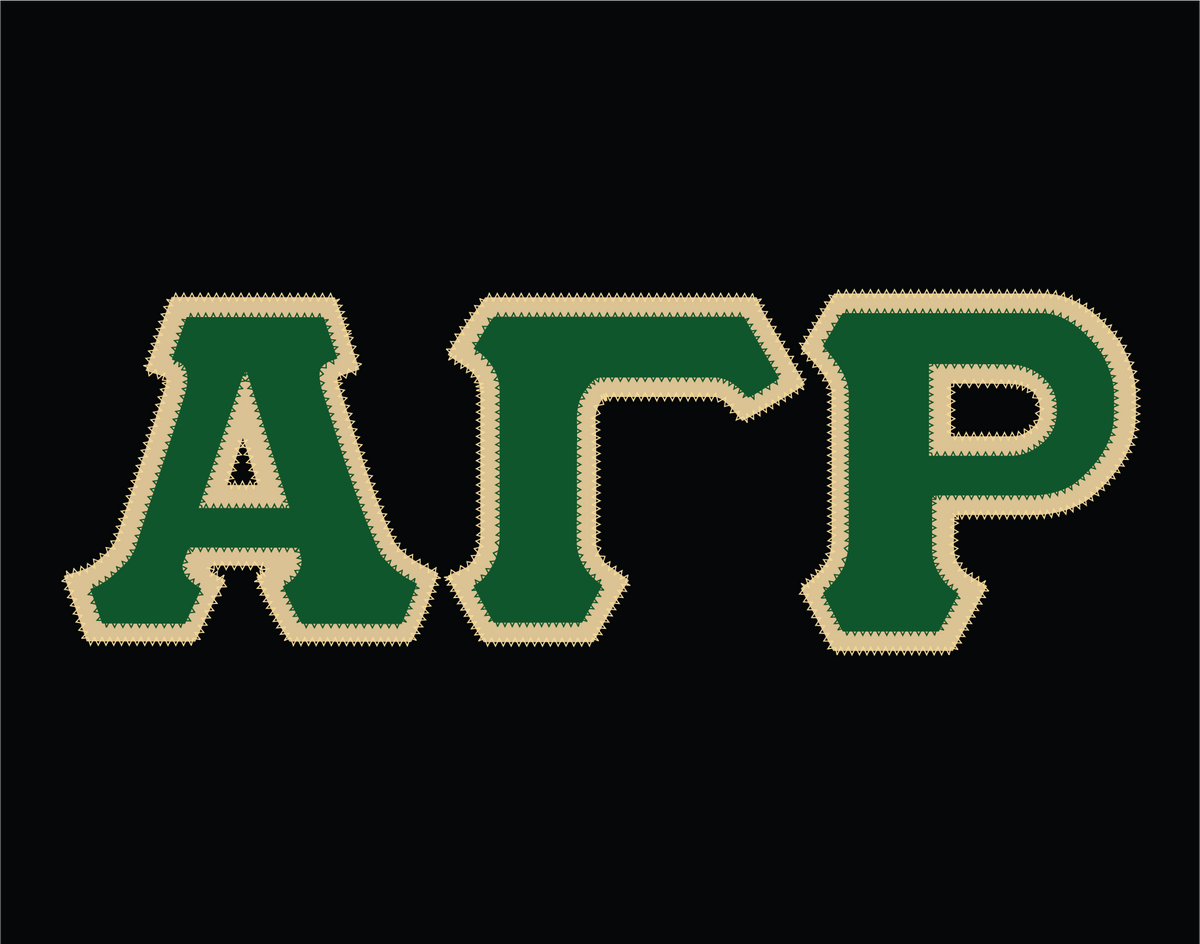 Alpha Gamma Rhp Letters Alpha Gamma Rho crewneck sweatshirt letters // Alpha Gamma Rho zig-zag ...