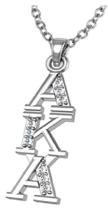 Alpha Kappa Alpha Vertical (TY001) Pendant