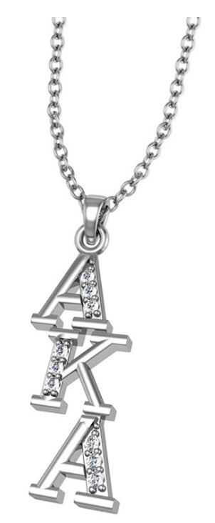 Alpha Kappa Alpha Diagonal (TY002) Pendant