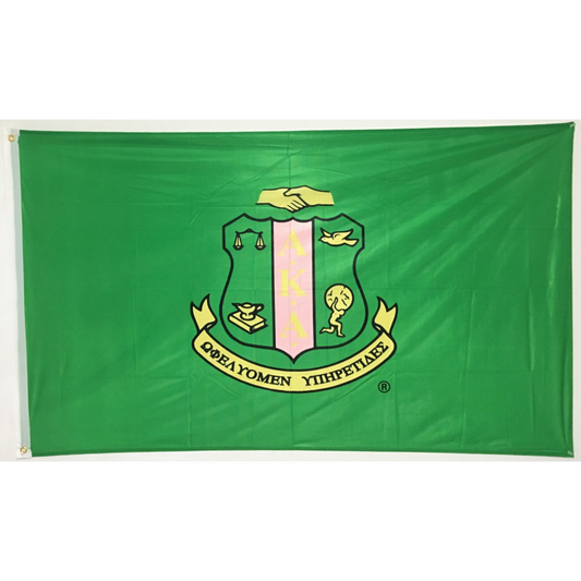 Alpha Kappa Alpha Green Flag