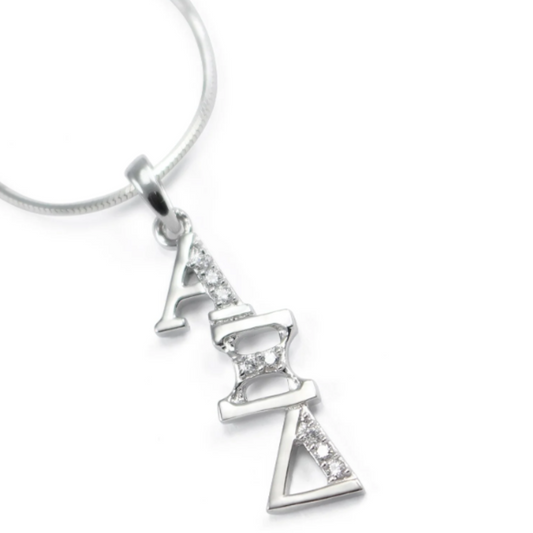 Alpha Xi Delta Diagonal (TY002) Pendant