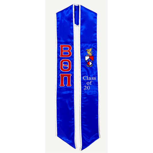Beta Theta Pi Graduation Sash Stole