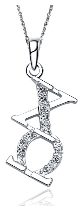 Chi Omega Diagonal (TY002) Pendant