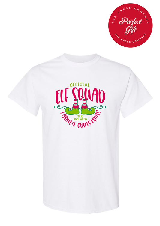 Holiday Shirt | Elf Squad | Perfect for Company Events, Family Matching Outfits & Group Holiday Parties