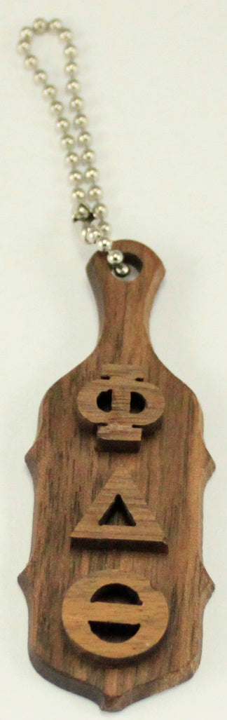 Phi Delta Theta Mini Wood Paddle Key Chain