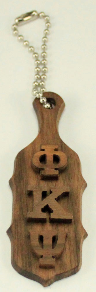 Phi Kappa Psi Mini Wood Paddle Key Chain
