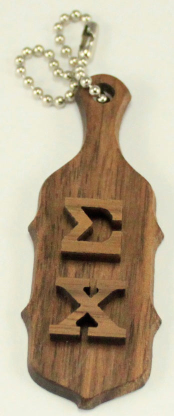 Sigma Chi Mini Wood Paddle Key Chain