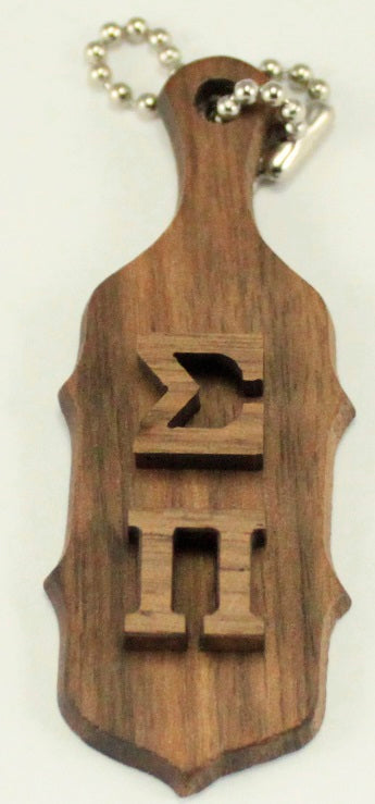 Sigma Phi Epsilon Mini Wood Paddle Key Chain