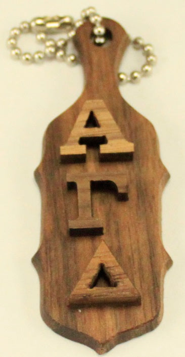 Alpha Gamma Delta Mini Wood Paddle Key Chain