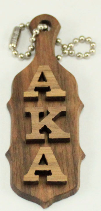 Alpha Kappa Alpha Mini Wood Paddle Key Chain