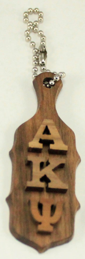 Alpha Kappa Psi Mini Wood Paddle Key Chain