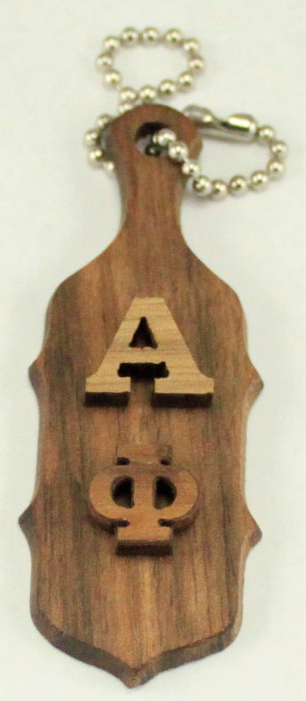 Alpha Phi Mini Wood Paddle Key Chain
