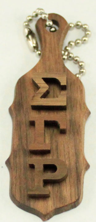 Sigma Gamma Rho Mini Wood Paddle Key Chain
