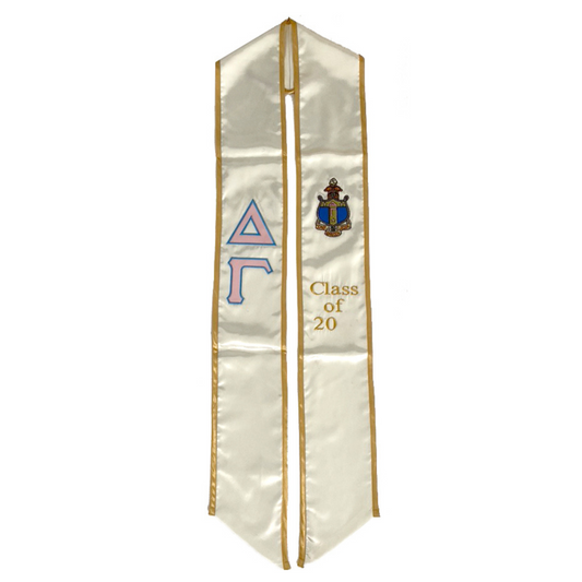 Delta Gamma Graduation Sash Stole
