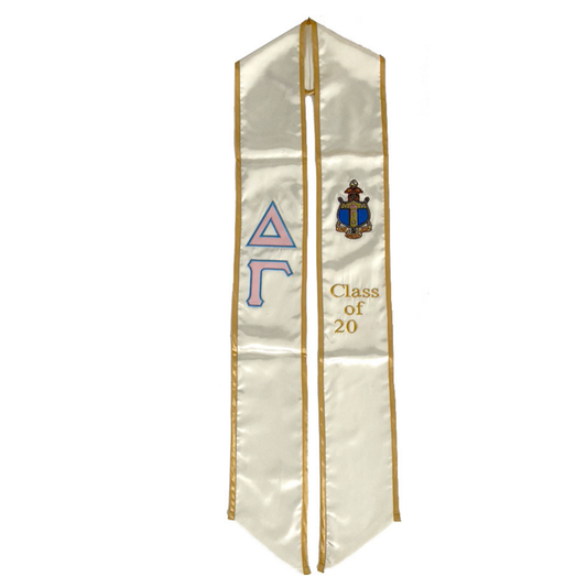 Delta Gamma Graduation Sash Stole