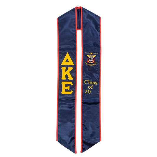 Delta Kappa Epsilon Graduation Sash Stole