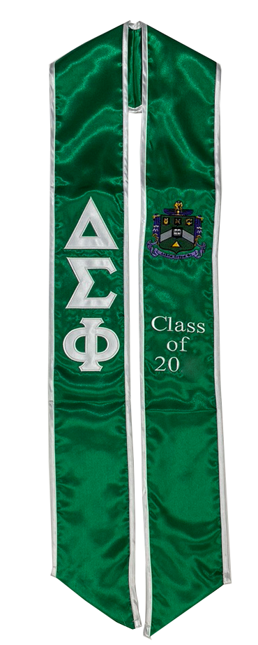 Delta Sigma Phi Graduation Sash Stole