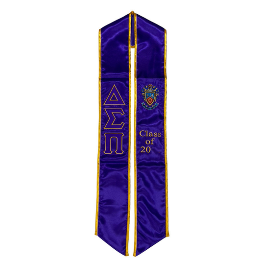 Delta Sigma Pi Graduation Sash Stole