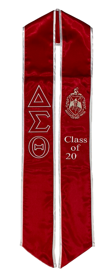 Delta Sigma Theta Graduation Sash Stole