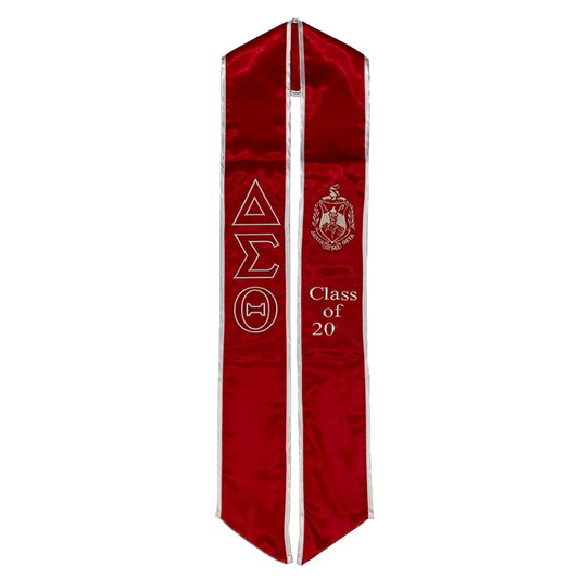Delta Sigma Theta Graduation Sash Stole