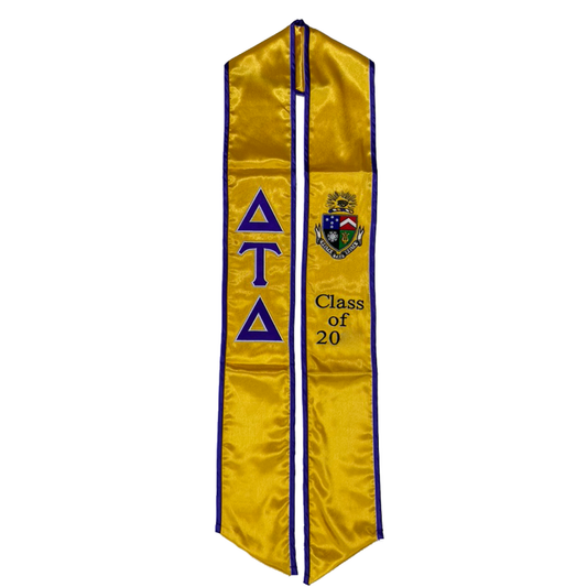 Delta Tau Delta Graduation Sash Stole