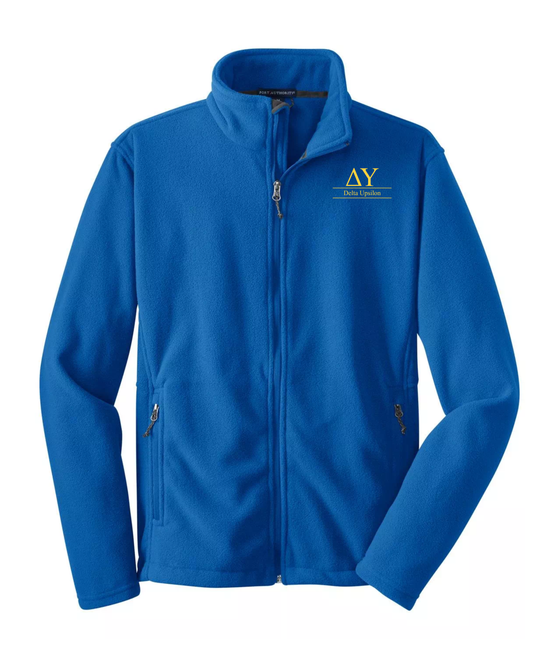 Delta Upsilon Custom Fleece Full-Zip Jacket | Greek Organization Jacket