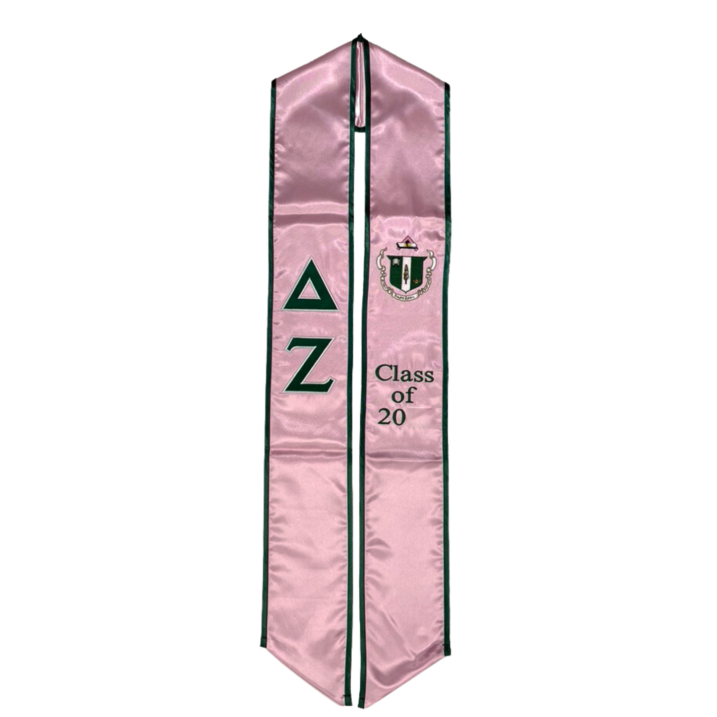 Delta Zeta Graduation Sash Stole
