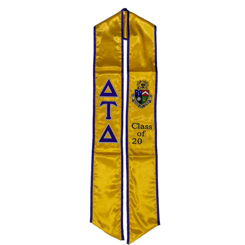 Delta Tau Delta Graduation Sash Stole