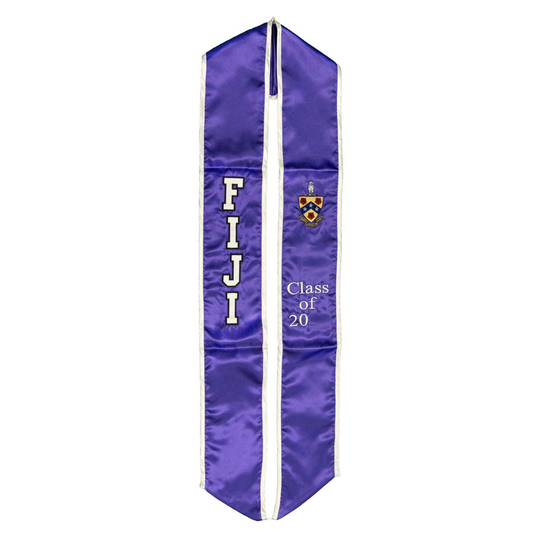 Fiji Phi Gamma Delta Graduation Sash Stole