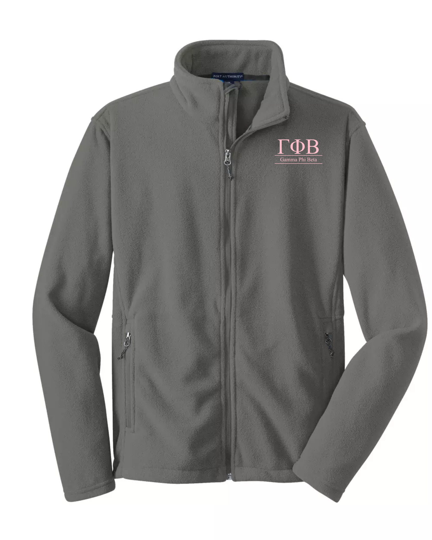 Gamma Phi Beta Custom Fleece Full-Zip Jacket | Greek Organization Jacket