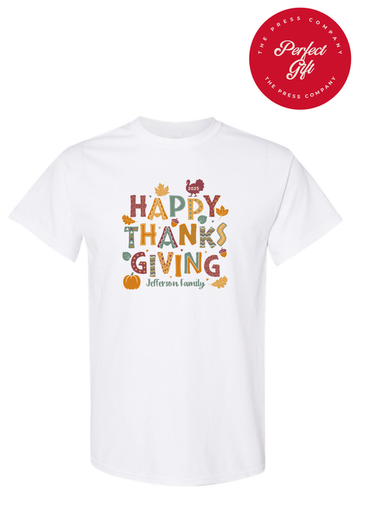 Holiday Shirt | Happy Thanksgiving