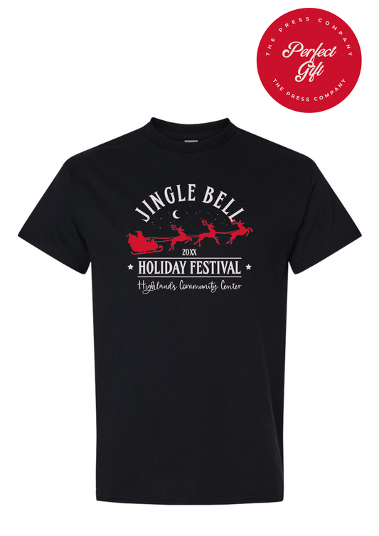 Holiday Shirt | Jingle Bell Christmas| Perfect for Company Events, Family Matching Outfits & Group Holiday Parties