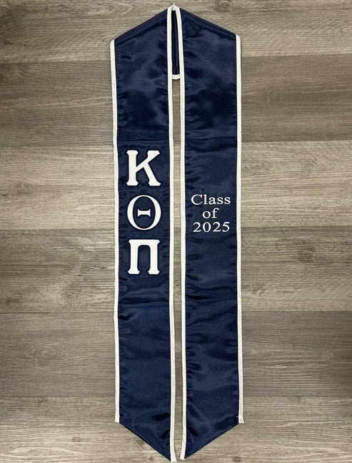Kappa Theta Pi Graduation Sash Stole
