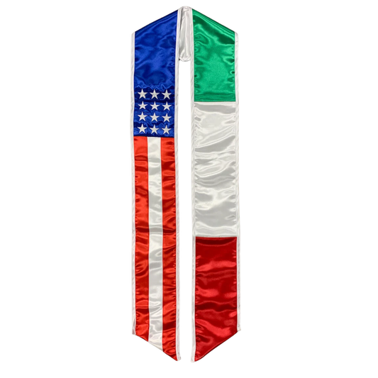 Italian Flag Graduation Sash Stole