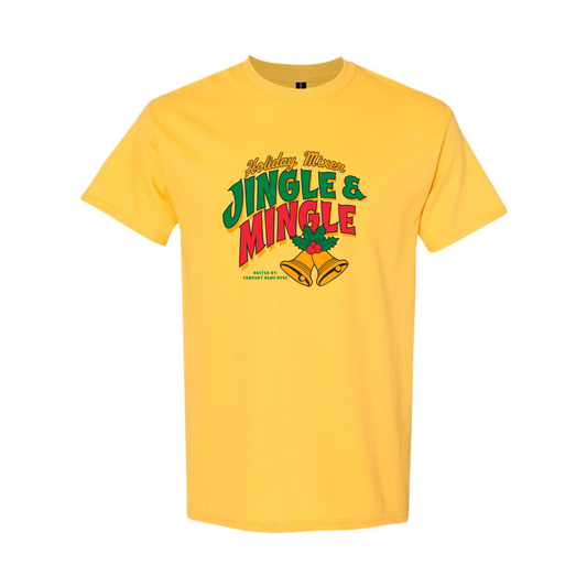 Holiday Shirt | Jingle and Mingle Christmas| Perfect for Company Events, Family Matching Outfits & Group Holiday Parties