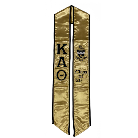 Kappa Alpha Theta Graduation Sash Stole
