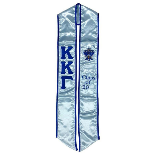 Kappa Kappa Gamma Graduation Sash Stole
