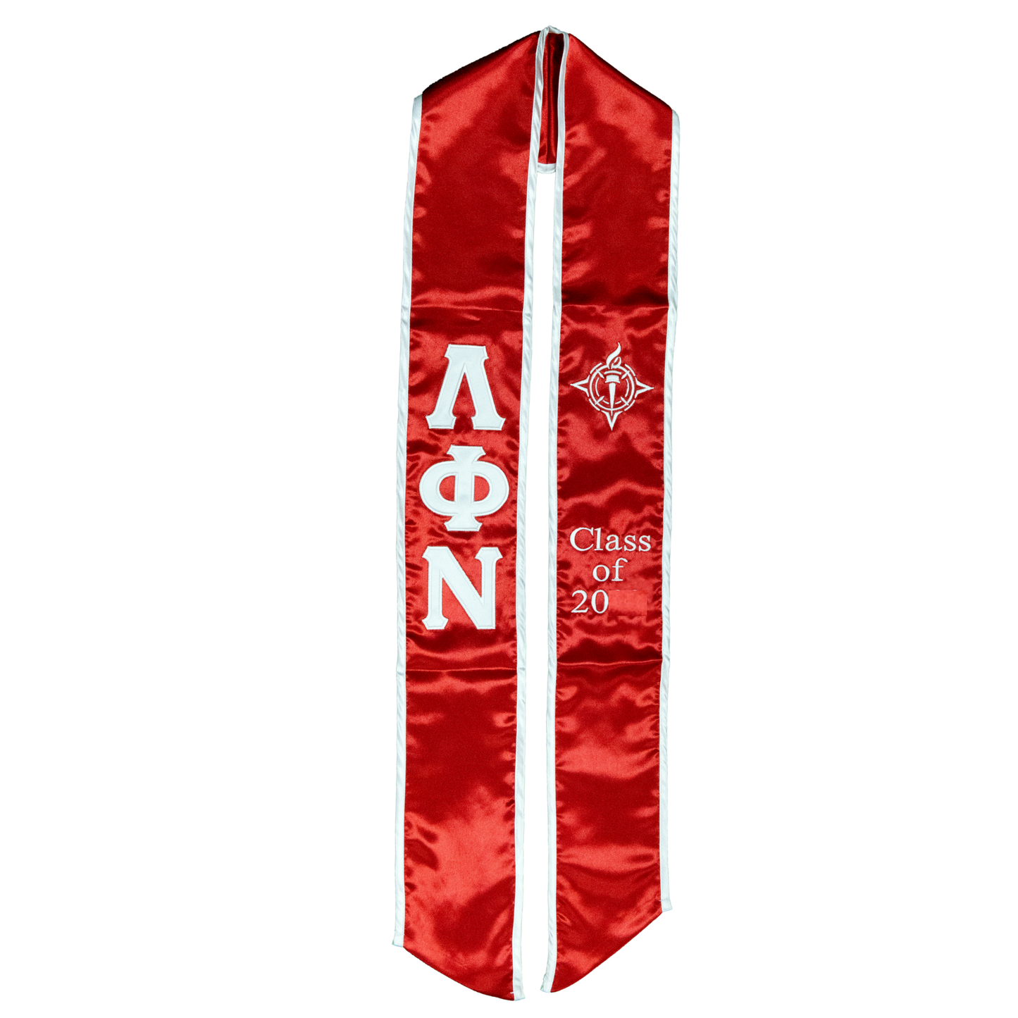 Lambda Phi Nu Graduation Sash Stole