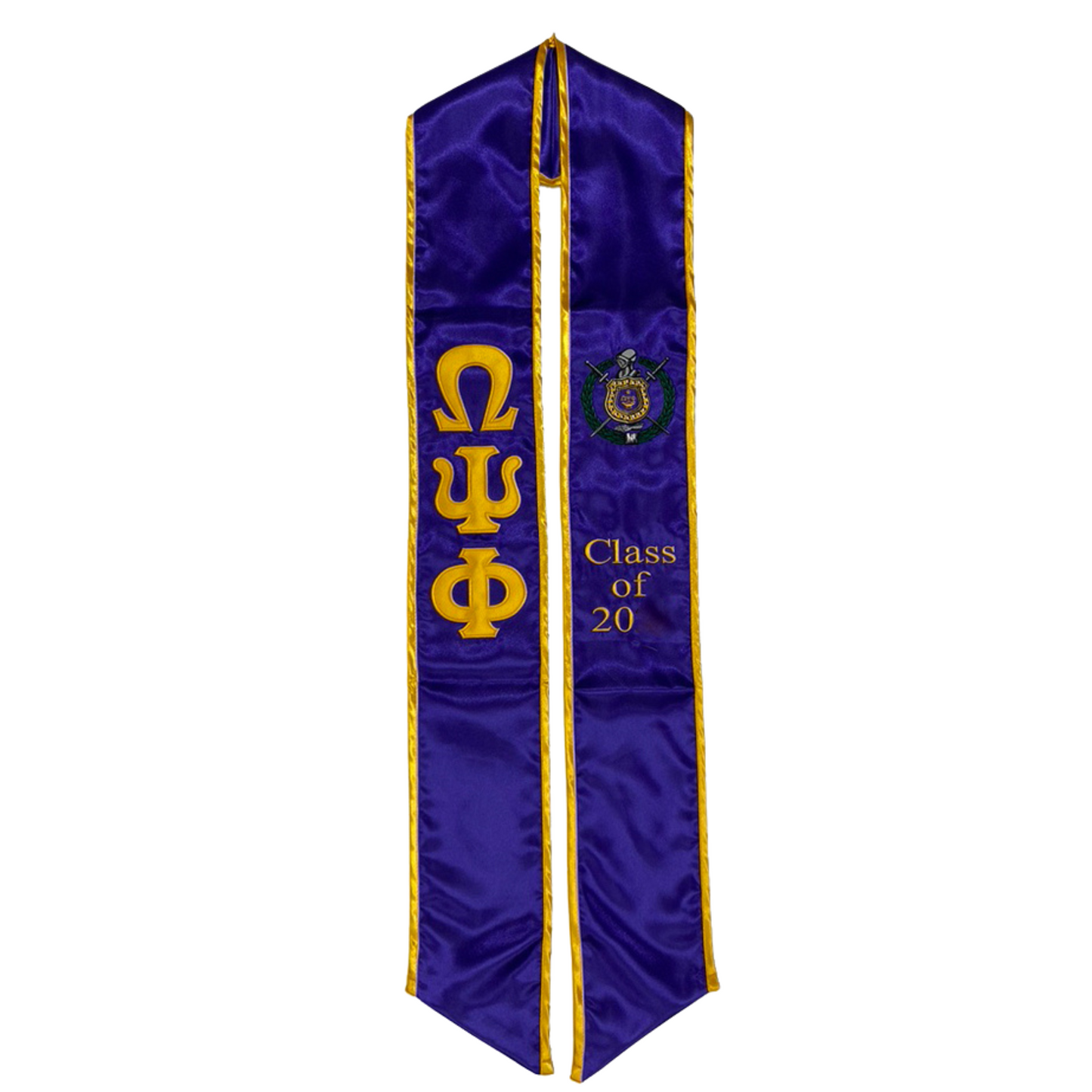 Omega Psi Phi Graduation Sash Stole