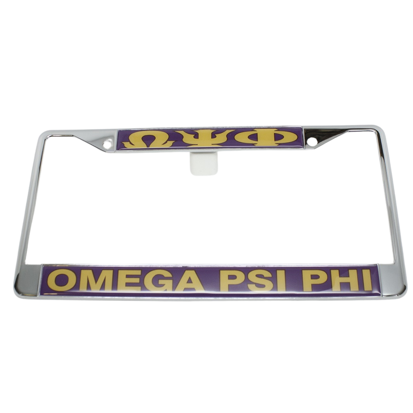 Omega Psi Phi License Plate Frame