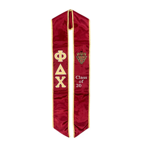 Phi Delta Chi Graduation Sash Stole